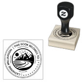 Ronde berg Schets Dit boek is eigendom van Rubberstempel (Gestempeld)