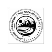 Ronde Berg Schets Dit boek is van Rubberstempel (Afrduk)