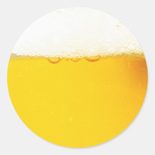 Ronde Bier Sticker (Voorkant)
