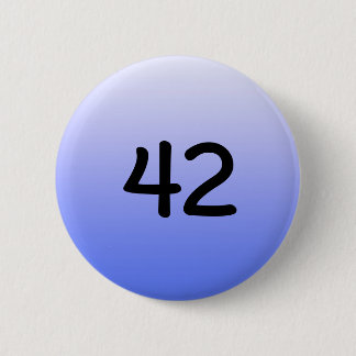ronde blauwe knop vier button 5,7 cm