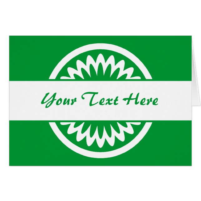 Ronde Bloem - Gras Groen (Voorkant Horizontaal)