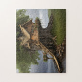 Ronde boomhut legpuzzel (Verticaal)