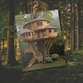 Ronde boomhut legpuzzel