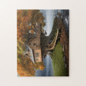 Ronde boomhut poster legpuzzel (Verticaal)