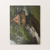 Ronde boomhut poster legpuzzel (Verticaal)