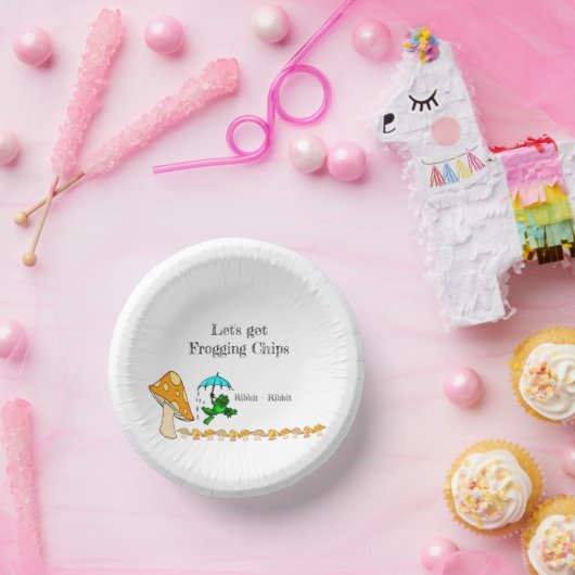 Ronde Bord Frogge Chips Mushroom (Feest)