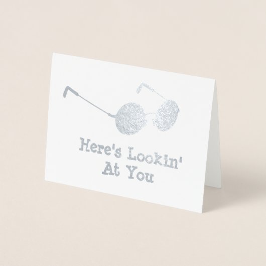 Ronde bril - Hier zie je jullie specificaties Folie Kaarten (Voorkant)