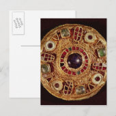 Ronde broche briefkaart (Voorkant / Achterkant)