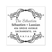 Ronde bruiloft  zelfinktende stempel (Design)