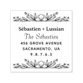 Ronde bruiloft  zelfinktende stempel (Design)