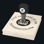 Ronde Business Logo Handgemaakt in de VS Rubberstempel<br><div class="desc">Round Business Logo Handmade in USA Website Rustieke rubberstempel Personaliseer deze Distress Design Round Logo rubberstempel eenvoudig met uw eigen bedrijf logo. Voeg gewoon je eigen logo toe en schrijf jouw tekst met dit prachtige typemachine oude stijl lettertype op cirkel sjabloon. Perfect voor elk soort klein bedrijf, scrapbooking, decoraties, zakelijke...</div>