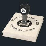 Ronde Business Logo Handgemaakt in de VS Rubberstempel<br><div class="desc">Round Business Logo Handmade in USA Website Rustieke rubberstempel Personaliseer deze Distress Design Round Logo rubberstempel eenvoudig met uw eigen bedrijf logo. Voeg gewoon je eigen logo toe en schrijf jouw tekst met dit prachtige typemachine oude stijl lettertype op cirkel sjabloon. Perfect voor elk soort klein bedrijf, scrapbooking, decoraties, zakelijke...</div>