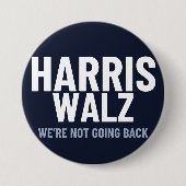 Ronde Button, groot, 3 inch Ronde Button 7,6 Cm (Voorkant)