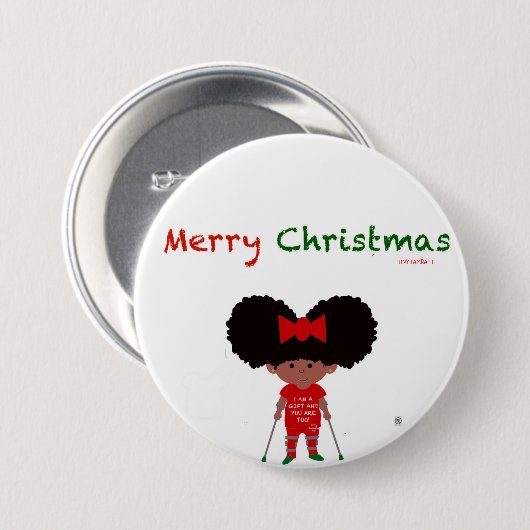 Ronde Button, groot, 3 inch Ronde Button 7,6 Cm (Voorkant /achterkant)