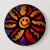 Ronde Button, grote, 4 inch Button 4,0 Cm (Voorkant)