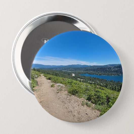 Ronde Button, grote, 4 inch Button 4,0 Cm (Voorkant /achterkant)