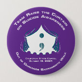 Ronde Button, grote, 4 inch Ronde Button 4,0 Cm (Voorkant)