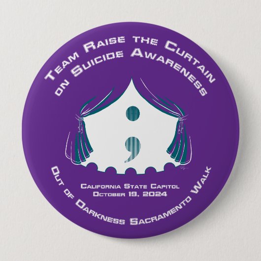 Ronde Button, grote, 4 inch Ronde Button 4,0 Cm (Voorkant)