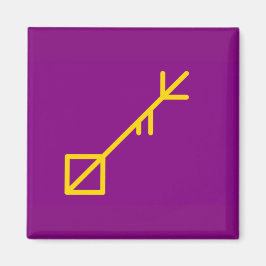 Ronde Button, klein, 1¼ inch eiland Sessrumnir Magneet