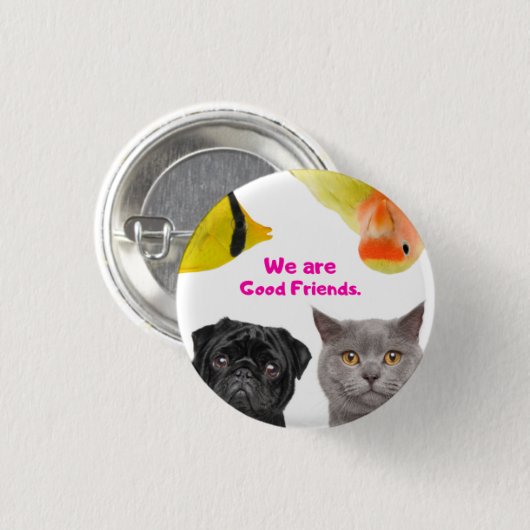 Ronde Button, klein, 1¼ inch Ronde Button 3,2 Cm (Voorkant /achterkant)