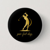 Ronde Button met golfdesign (Voorkant)