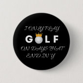 Ronde Button met golfdesign (Voorkant)