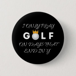 Ronde Button met golfdesign