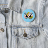Ronde Button: Mind Your Own (blauw) Button 5,7 Cm (In situ)