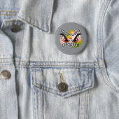 Ronde Button: Mind Your Own (grijs) Button 5,7 Cm (In situ)