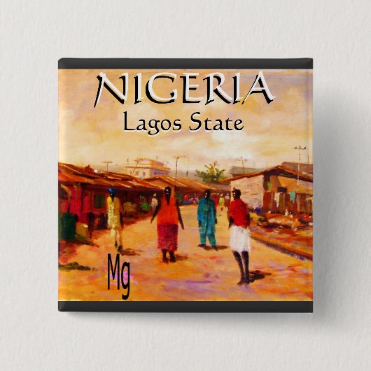 Ronde Button - Nigeria (Voorkant)