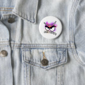 Ronde Button: nu handelen (wit) Button 5,7 Cm (In situ)