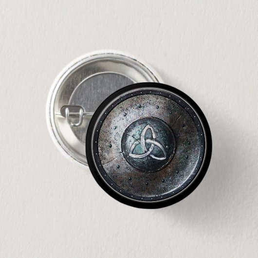 Ronde Button - Triquetra Emblem (Voorkant /achterkant)