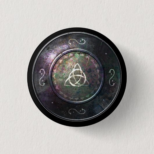 Ronde Button - Triquetra Emblem (Voorkant)