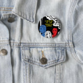 RONDE BUTTON VAN 2,25 INCH (In situ)