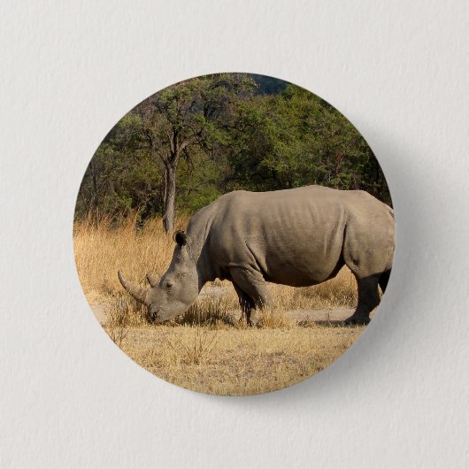 Ronde Button van de familie Rhinoceros (Voorkant)