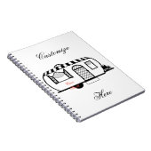 Ronde caravan Trailer Thunder_Cove Notitieboek (Rechterzijde)