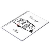 Ronde caravan Trailer Thunder_Cove Notitieboek (Linkerzijde)