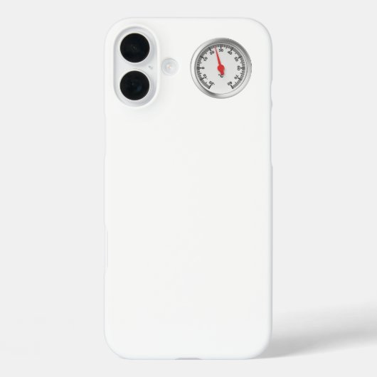 Ronde Celsius thermometer Case-Mate iPhone Case (Achterkant)