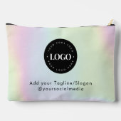 Ronde Cirkel Aangepaste Logo Holografische Stijl b Etui (Achterkant)