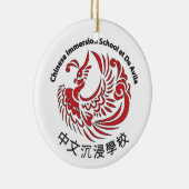 Ronde CIS-feestdag Keramisch Ornament (Rechts)