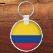 Ronde Colombia Sleutelhanger (Voorkant)