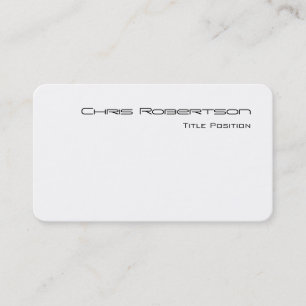 Ronde Corner Black White Charming Visitekaartje