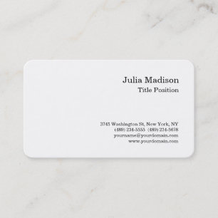 Ronde corner Black White Trendy Professional Visitekaartje