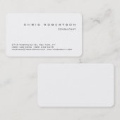 Ronde Corner Black White Visitekaartje (Voorkant / Achterkant)