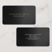 Ronde Corner Grey Green Professional Visitekaartje (Voorkant / Achterkant)