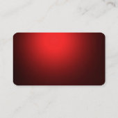 Ronde Corner Red Trendy Visitekaartje (Achterkant)