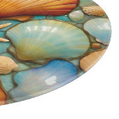 Ronde Costal Delight glazen snijplank (Hoek)