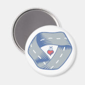 Ronde CR Road Logo Magnet (Voorkant / Achterkant)