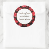 Ronde Cranberry Saus Etiket (Tas)