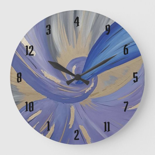 Ronde crazy watch grote klok (Voorkant)